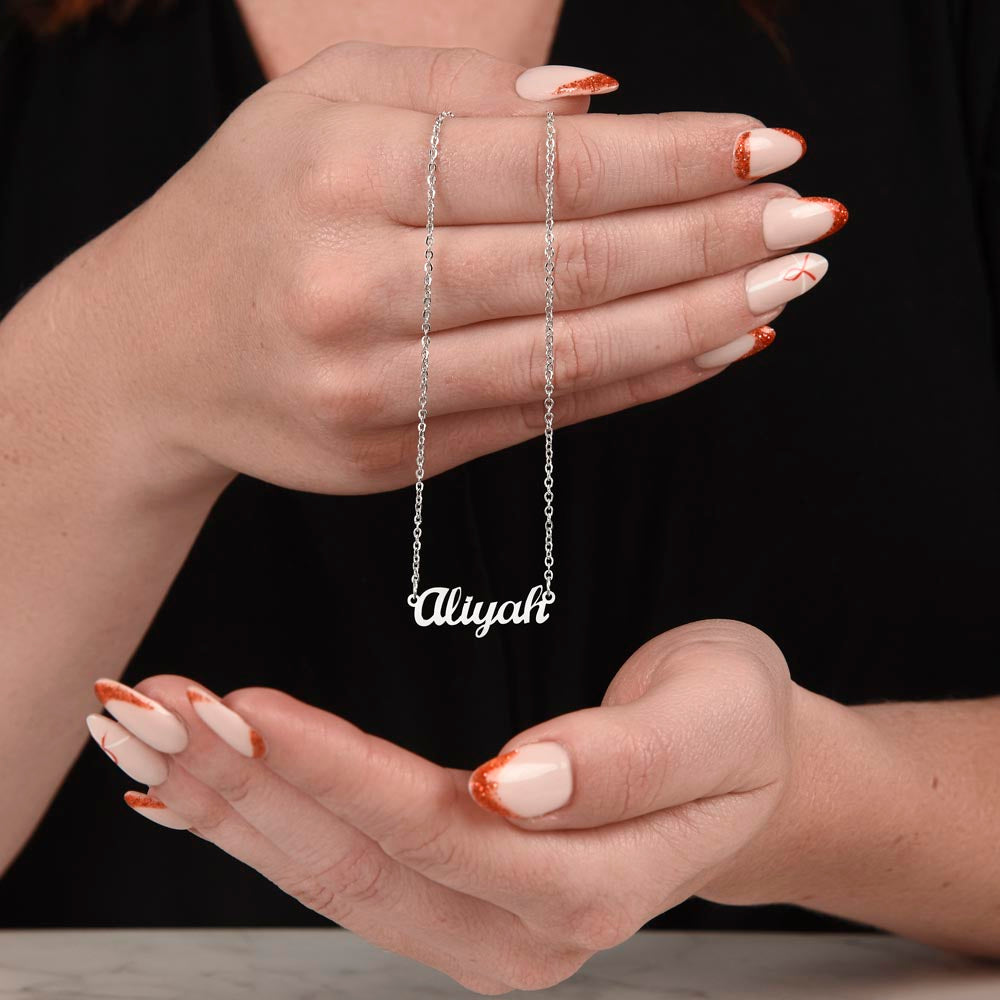 Custom Name Necklace (Horizontal)