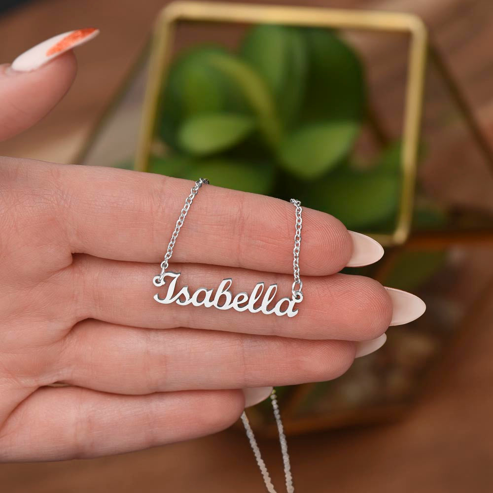 Custom Name Necklace (Horizontal)