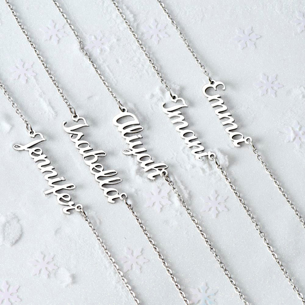 Custom Name Necklace (Horizontal)