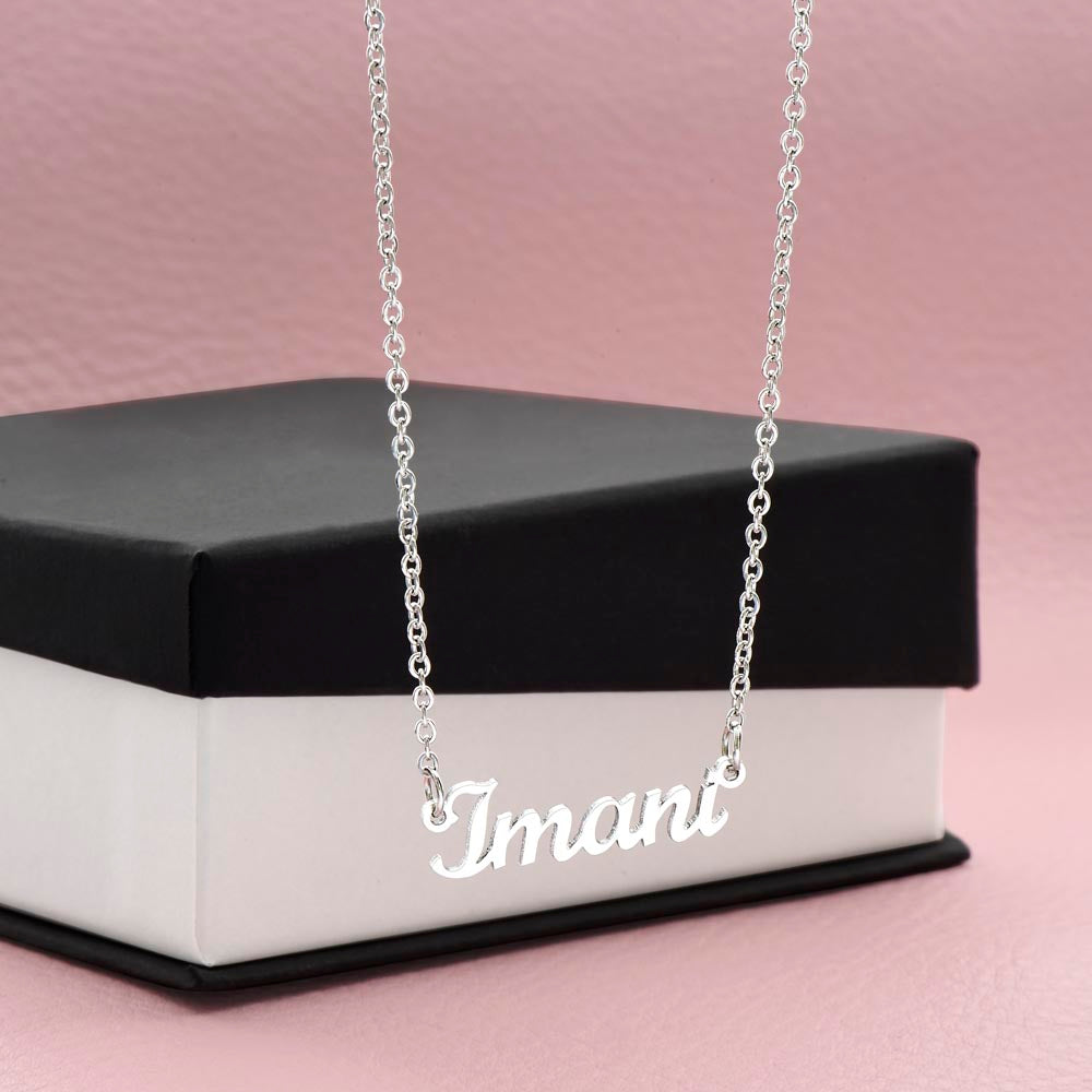Custom Name Necklace (Horizontal)