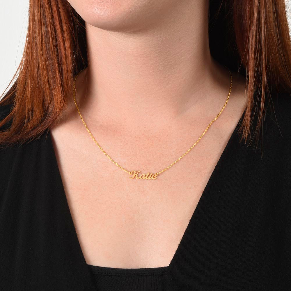 Custom Name Necklace (Horizontal)
