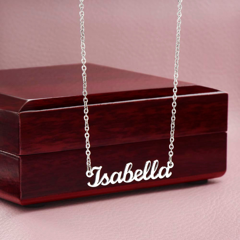 Custom Name Necklace (Horizontal)