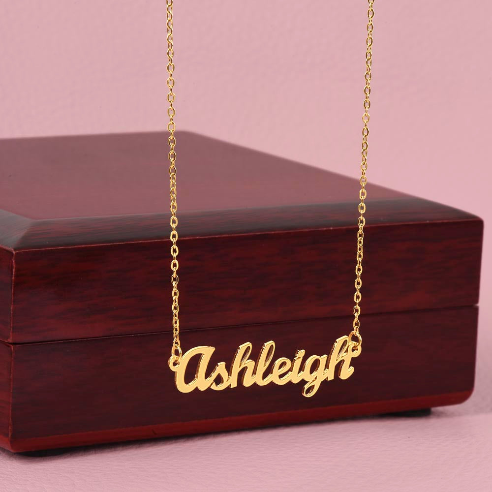 Custom Name Necklace (Horizontal)