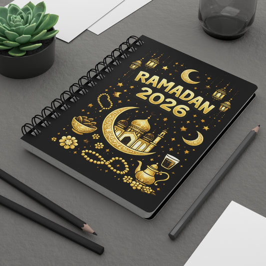 Ramadan 2026 Spiral Journal — Islamic Ramadan Planner & Reflection Notebook