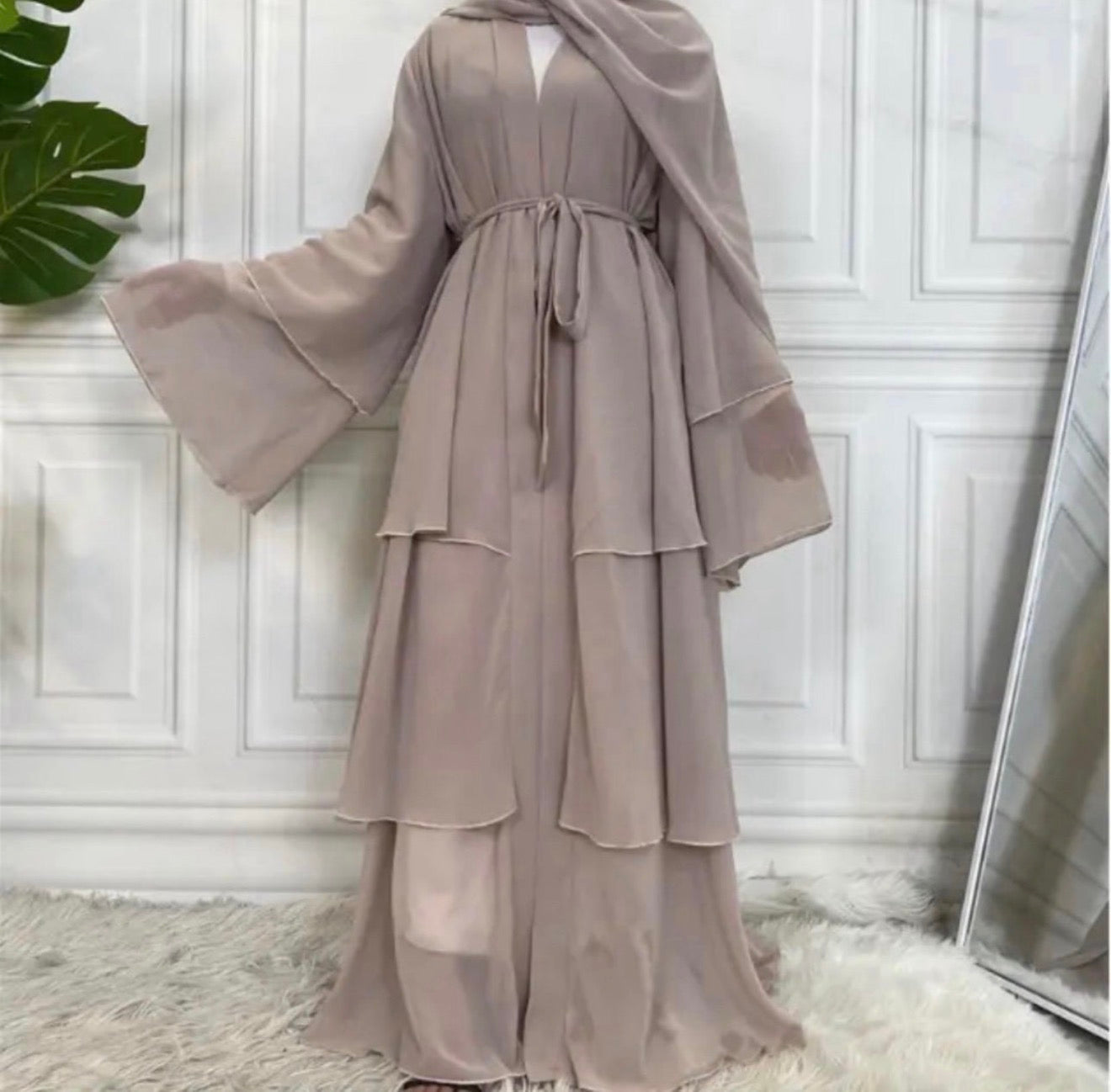 Chiffon Layer Abaya
