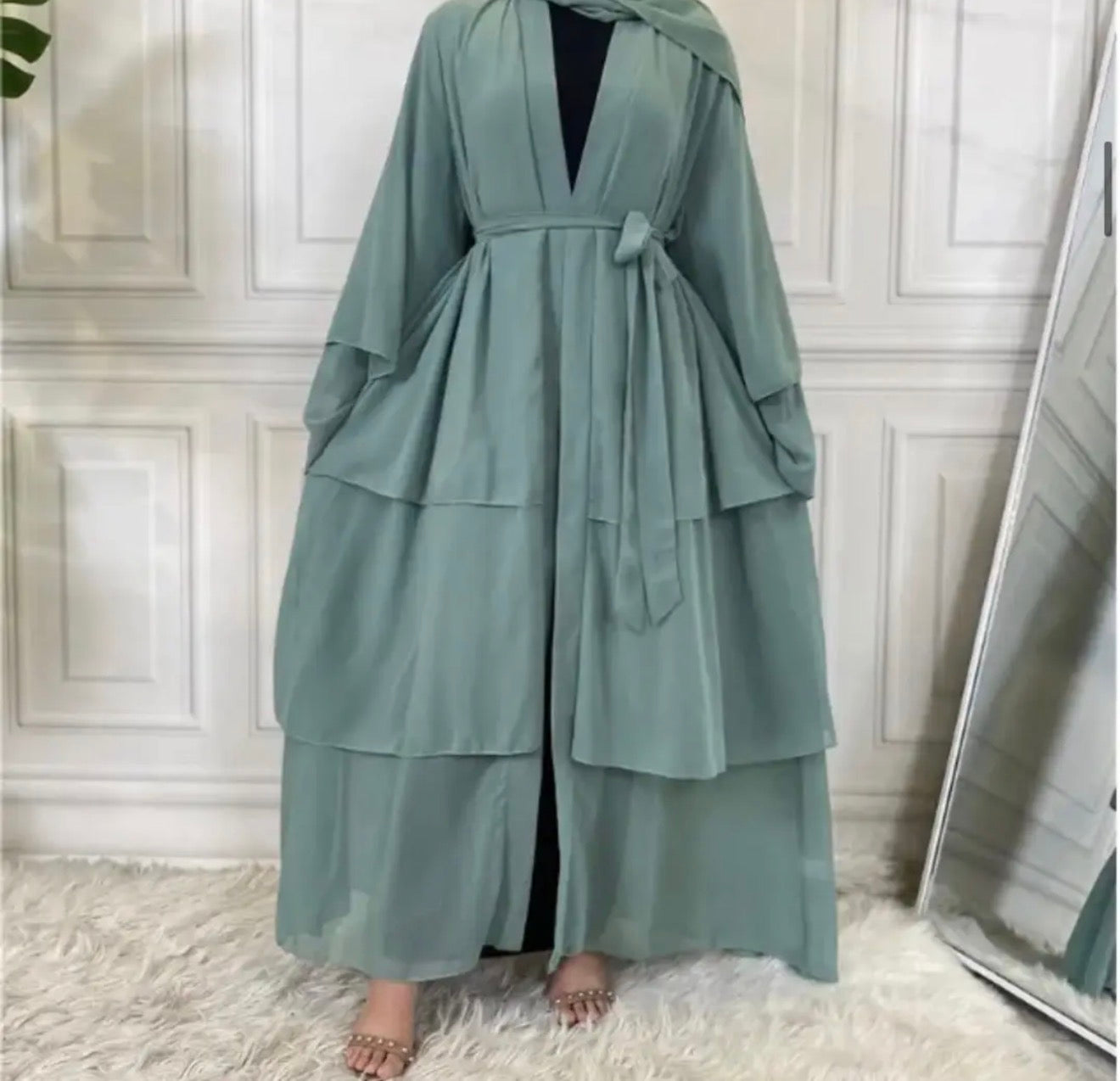 Chiffon Layer Abaya