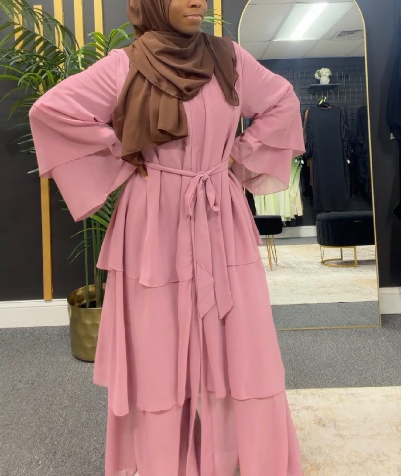Chiffon Layer Abaya