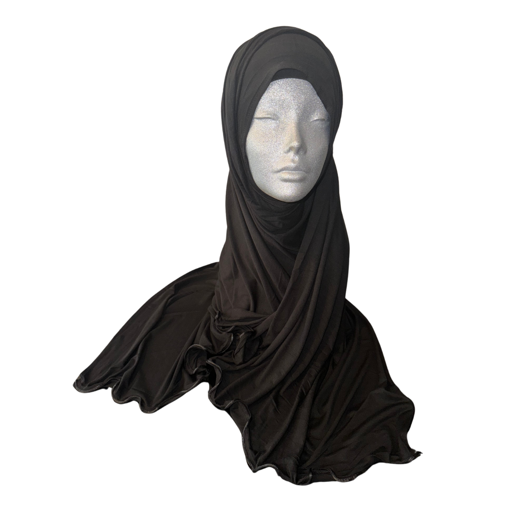 Jersey Hijab with Ruffle