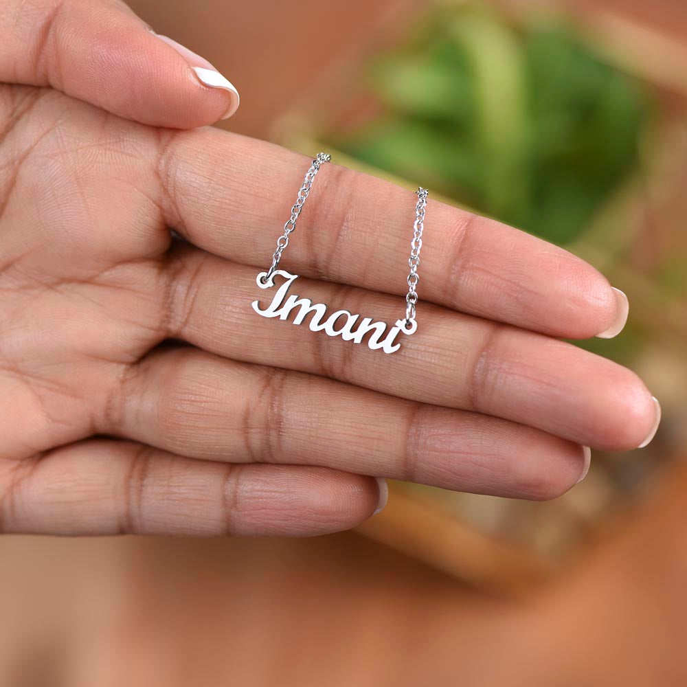 Custom Name Necklace (Horizontal)