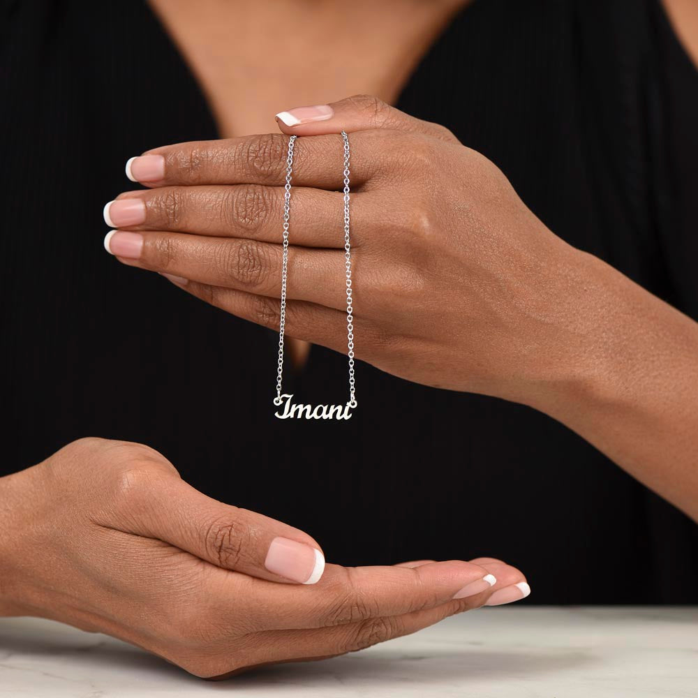 Custom Name Necklace (Horizontal)