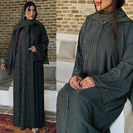 Green Bling Abaya